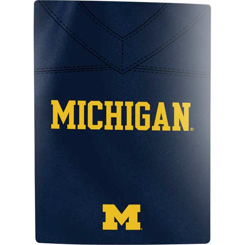 University of Michigan Blue Jersey PS5 Digital Edition Console Skin
